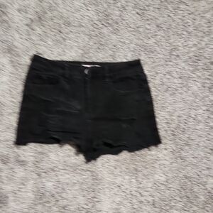 SO Women's Black Jean Shorts